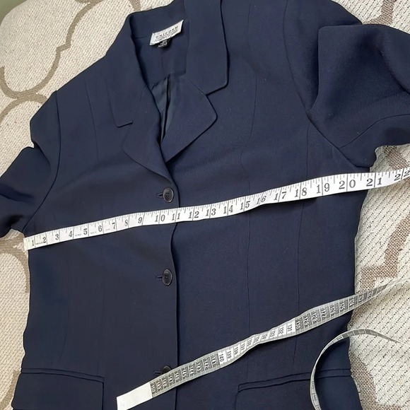 JohnPaulRichard Uniform navy blue button down blazer - Picture 11 of 16